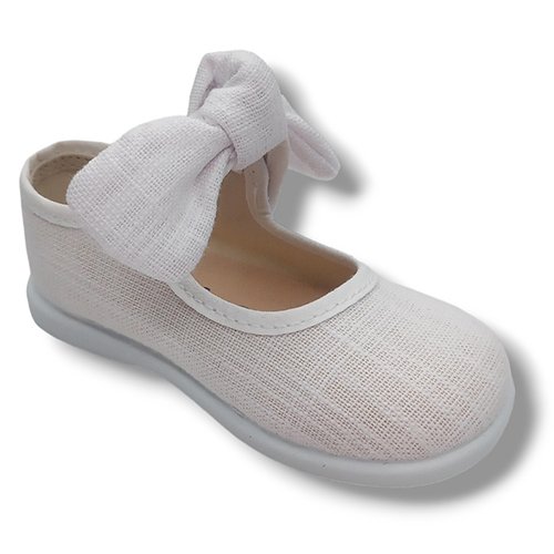 Batilas Merceditas Lino Niña 106/144 BLANCO CORDONETS - Imagen 3