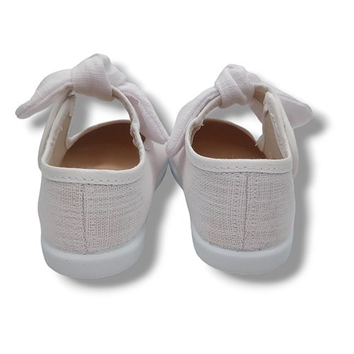 Batilas Merceditas Lino Niña 106/144 BLANCO CORDONETS - Imagen 5