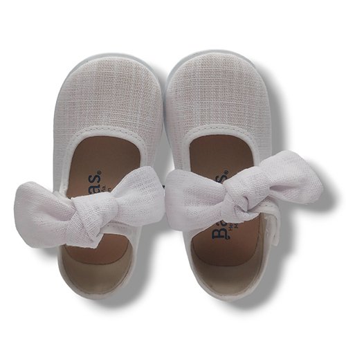 Batilas Merceditas Lino Niña 106/144 BLANCO CORDONETS - Imagen 6