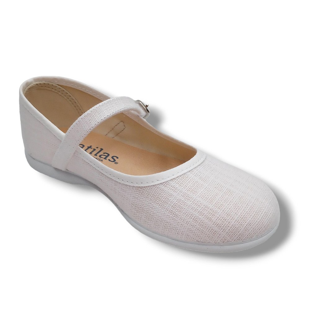 Batilas Merceditas Lino Niña 107/144 BLANCO CORDONETS - Imagen 3
