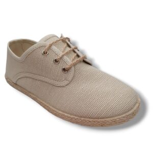 Batilas Zapatilla Blucher Lino Niño 40331 TAUPE CORDONETS