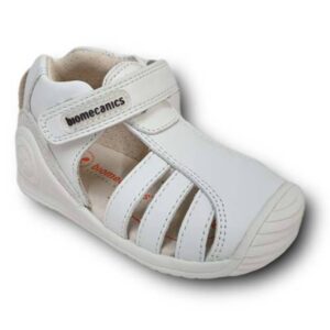 Biomecanics Sandalia Cerrada Niño 222143-B BLANCO CORDONETS