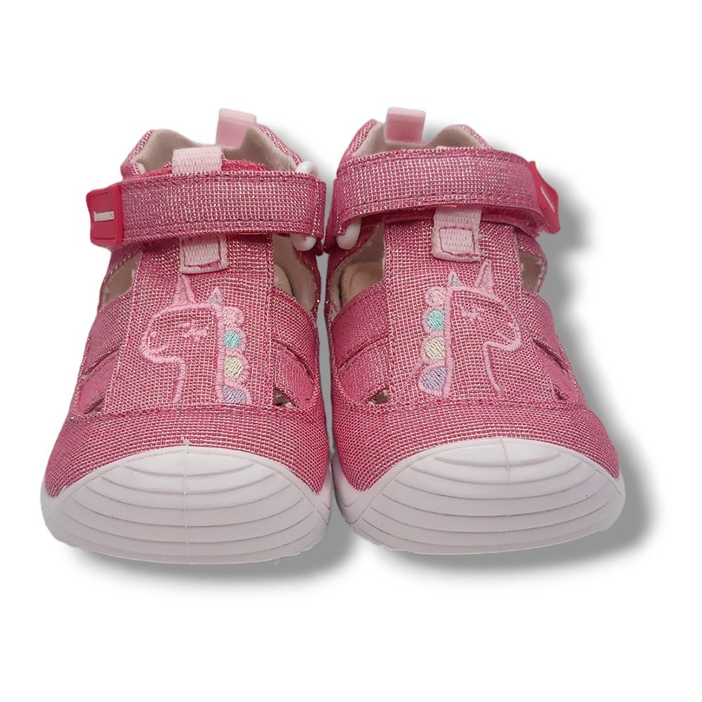Biomecanics Sandalia Cerrada Lona 202206 FUXIA CORDONETS - Imagen 4
