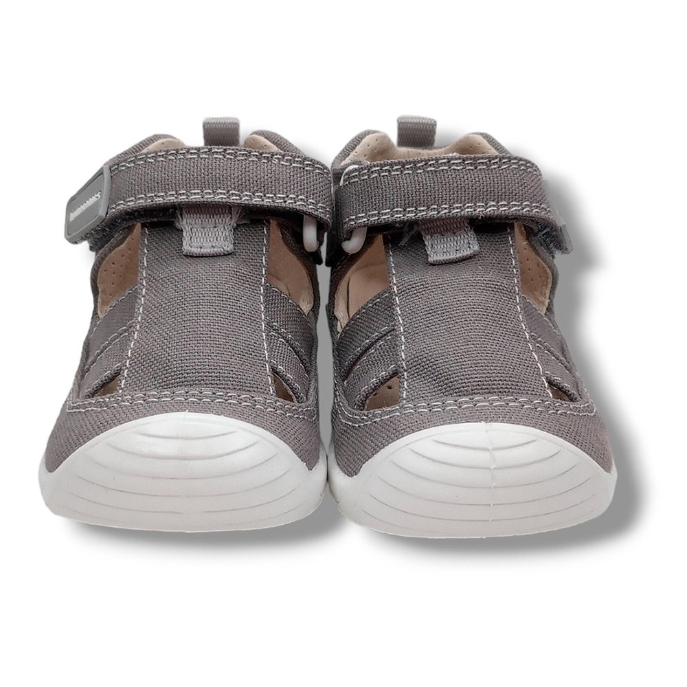 Biomecanics Sandalia Cerrada Lona 222186-B GRIS CORDONETS - Imagen 4