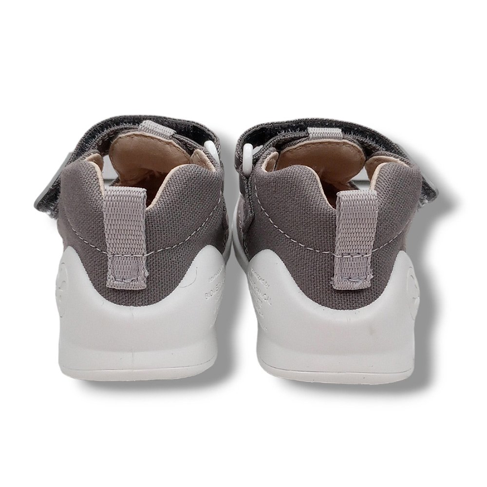 Biomecanics Sandalia Cerrada Lona 222186-B GRIS CORDONETS - Imagen 5
