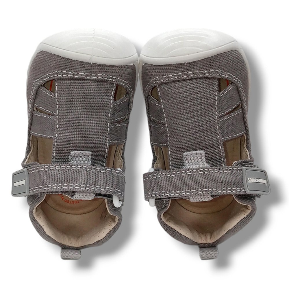 Biomecanics Sandalia Cerrada Lona 222186-B GRIS CORDONETS - Imagen 6