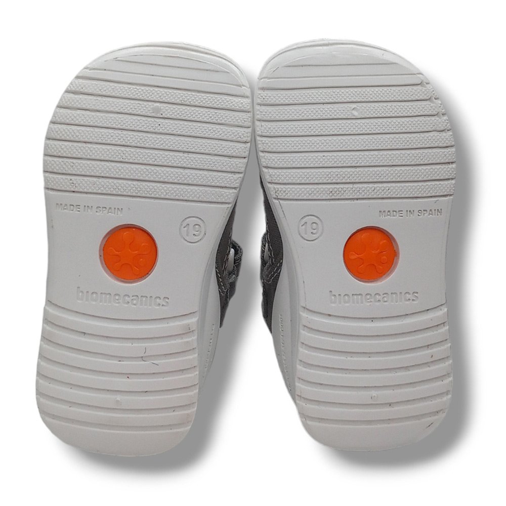 Biomecanics Sandalia Cerrada Lona 222186-B GRIS CORDONETS - Imagen 7