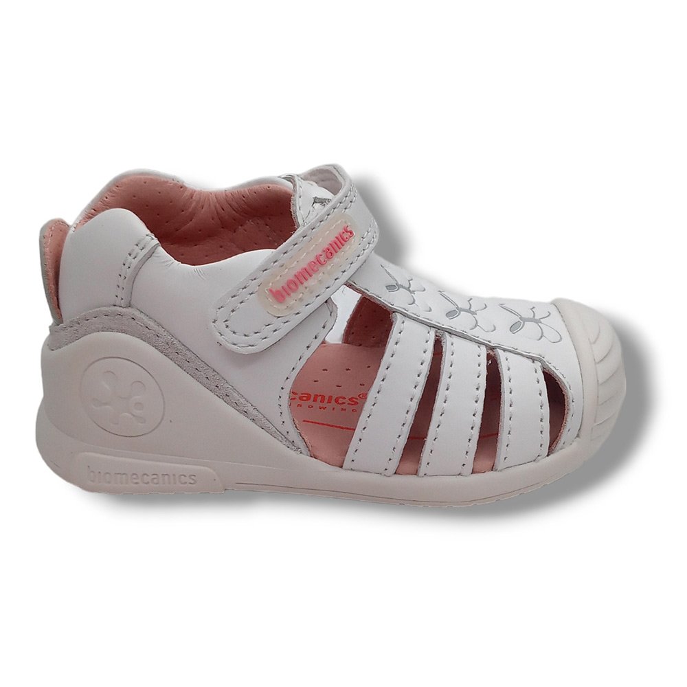 Sandalia Biomecanics Cerrada 232101-B BLANCO CORDONETS - Imagen 2