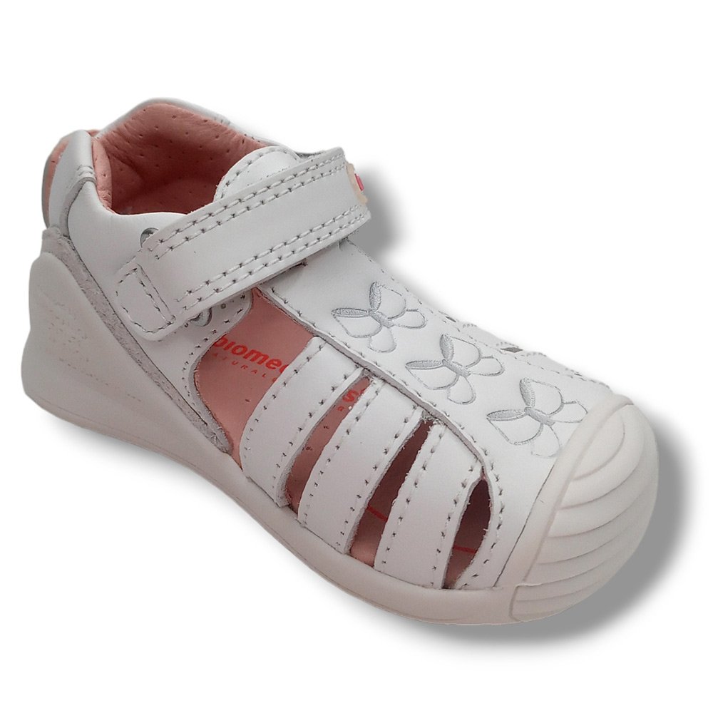 Sandalia Biomecanics Cerrada 232101-B BLANCO CORDONETS - Imagen 3