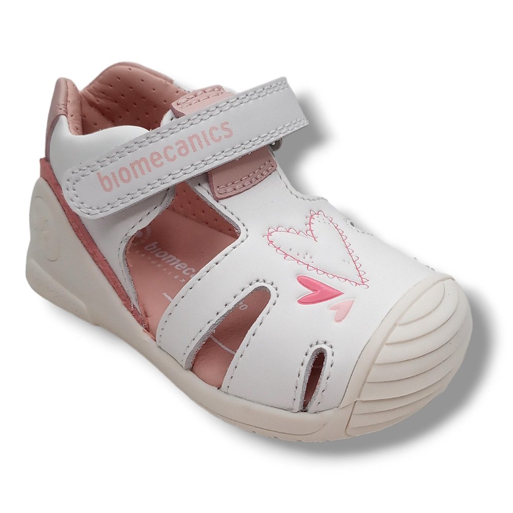 Sandalia Biomecanics Cerrada 242101-B BLANCO CORDONETS