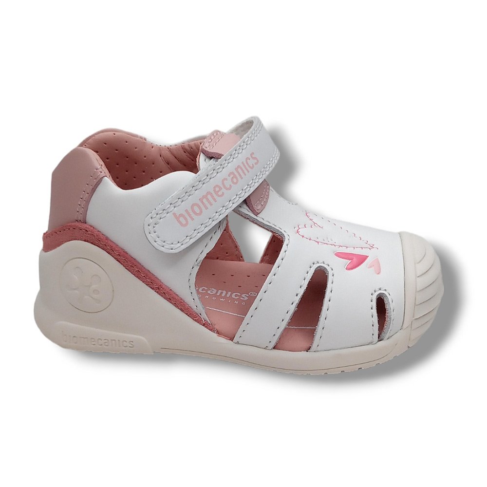 Sandalia Biomecanics Cerrada 242101-B BLANCO CORDONETS - Imagen 2