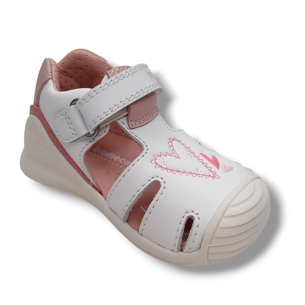 Sandalia Biomecanics Cerrada 242101-B BLANCO CORDONETS - Imagen 3