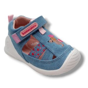 Biomecanics Sandalia Cerrada Lona 252184-A631 INDIGO CORDONETS