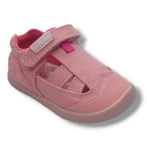 Biomecanics Sandalia Cerrada Lona 252195-C847 ROSA CORDONETS