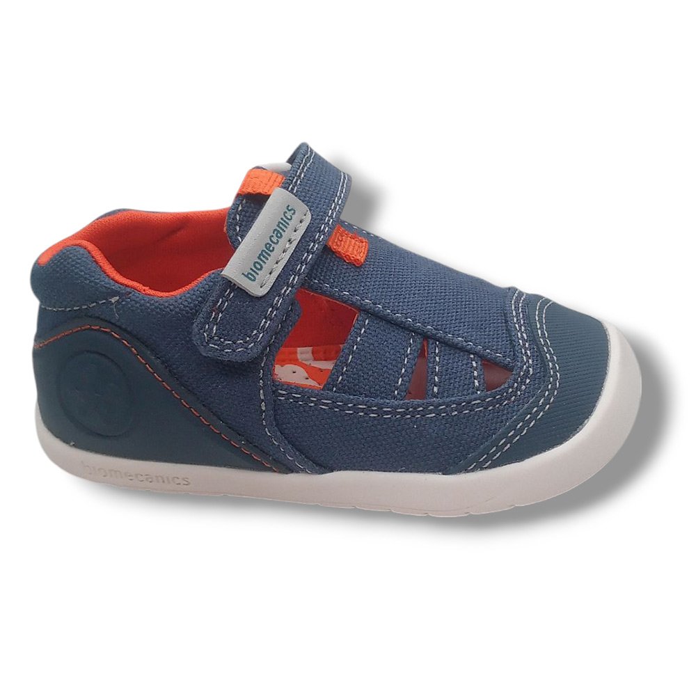 Biomecanics Sandalia Cerrada Lona 252195-A556 PETROL CORDONETS - Imagen 2