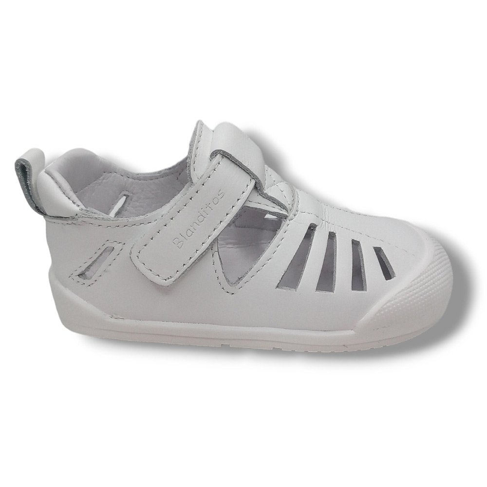 Blanditos by Crio's Sandalia Cerrada Barefoot FIYI BLANCO24 Niño CORDONETS - Imagen 2