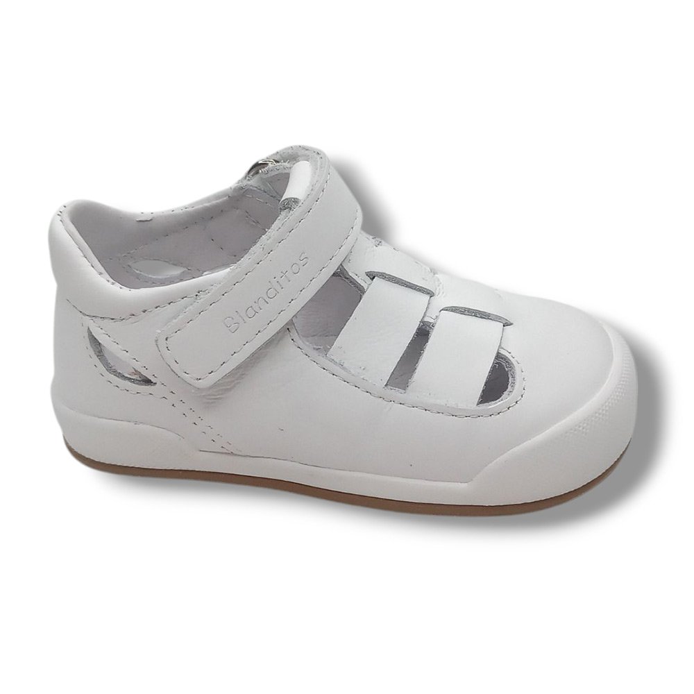 Blanditos by Crio's Sandalia Cerrada Barefoot OCEANO BLCO25V Niño CORDONETS - Imagen 2