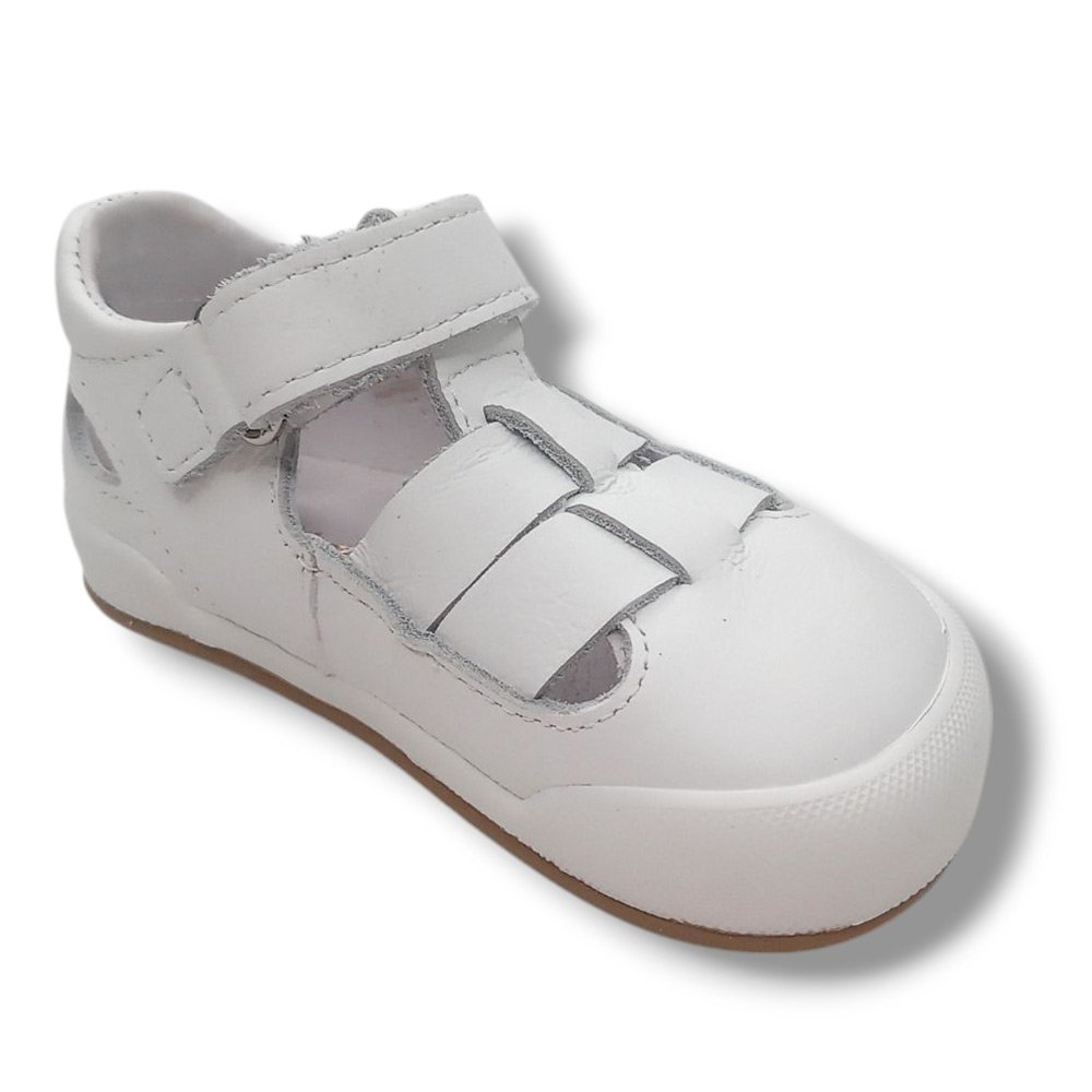 Blanditos by Crio's Sandalia Cerrada Barefoot OCEANO BLCO25V Niño CORDONETS - Imagen 3