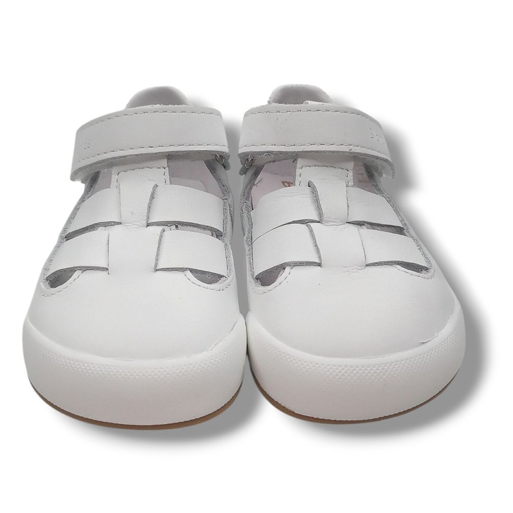 Blanditos by Crio's Sandalia Cerrada Barefoot OCEANO BLCO25V Niño CORDONETS - Imagen 4