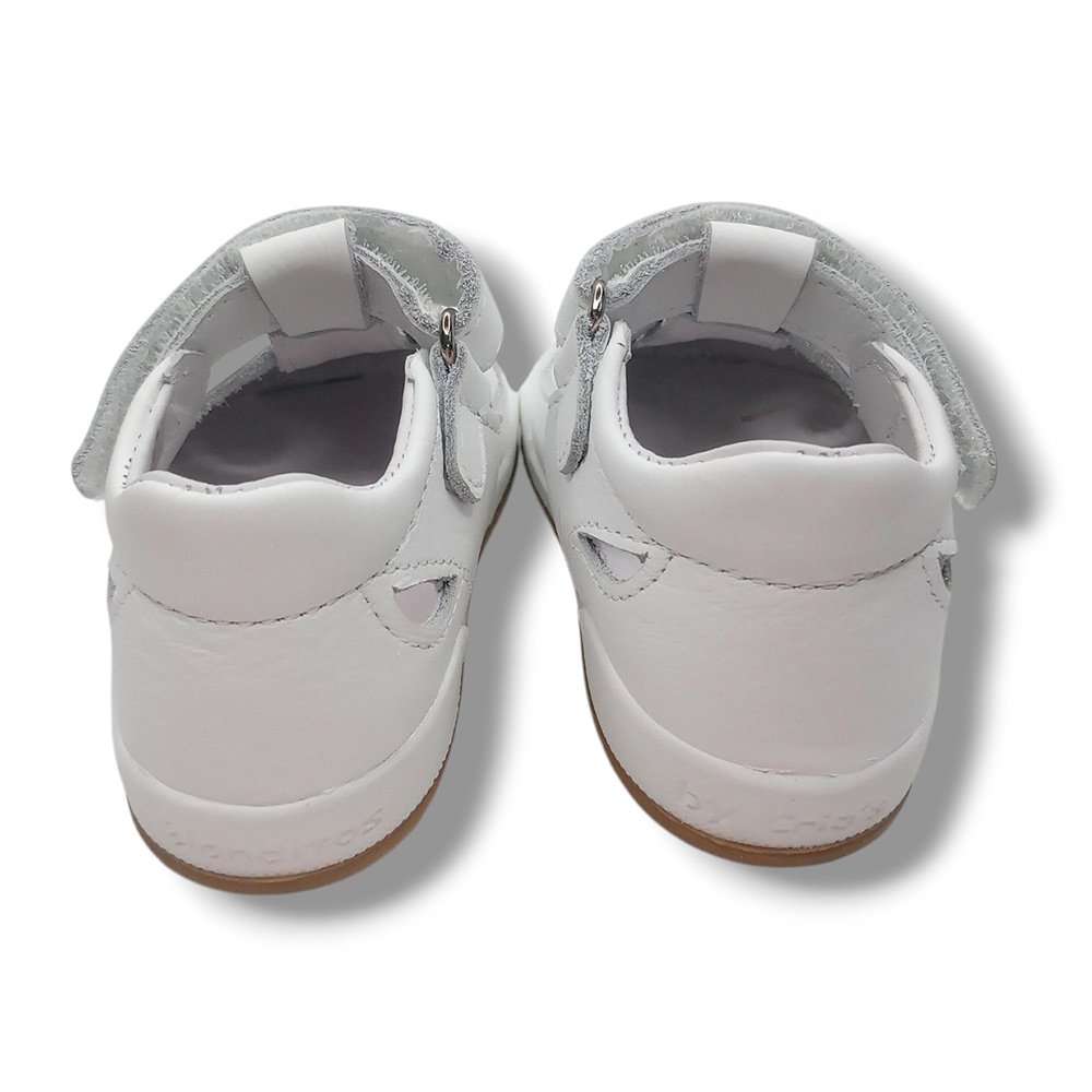 Blanditos by Crio's Sandalia Cerrada Barefoot OCEANO BLCO25V Niño CORDONETS - Imagen 5