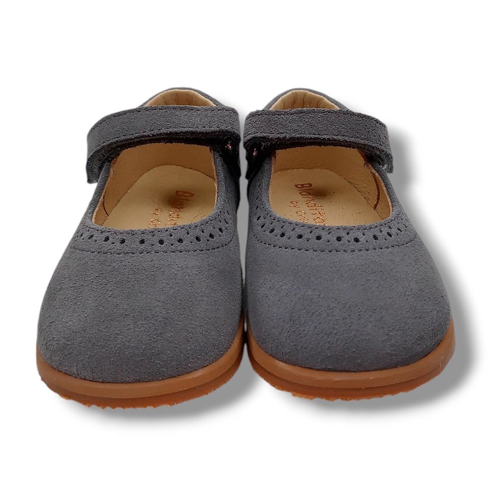 Blanditos by Crio's Merceditas Barefoot PRAGA GRIS25 Niña CORDONETS - Imagen 4