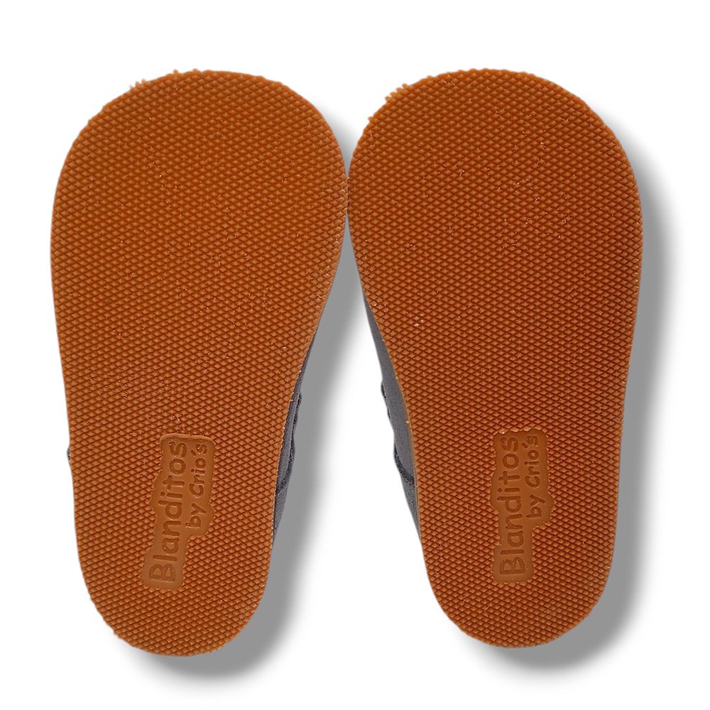 Blanditos by Crio's Merceditas Barefoot PRAGA GRIS25 Niña CORDONETS - Imagen 7