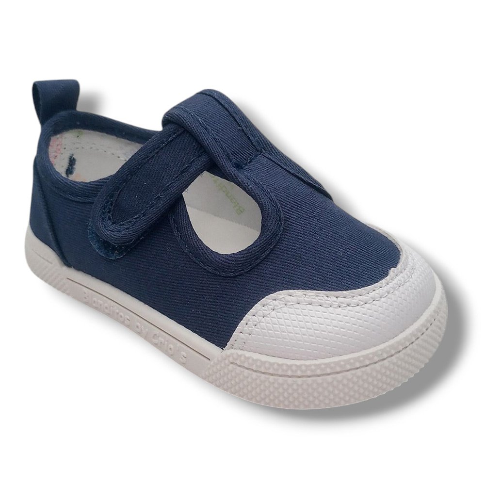 Blanditos by Crio's Pepito Lona Barefoot GUINDA NAVY25V Niño CORDONETS
