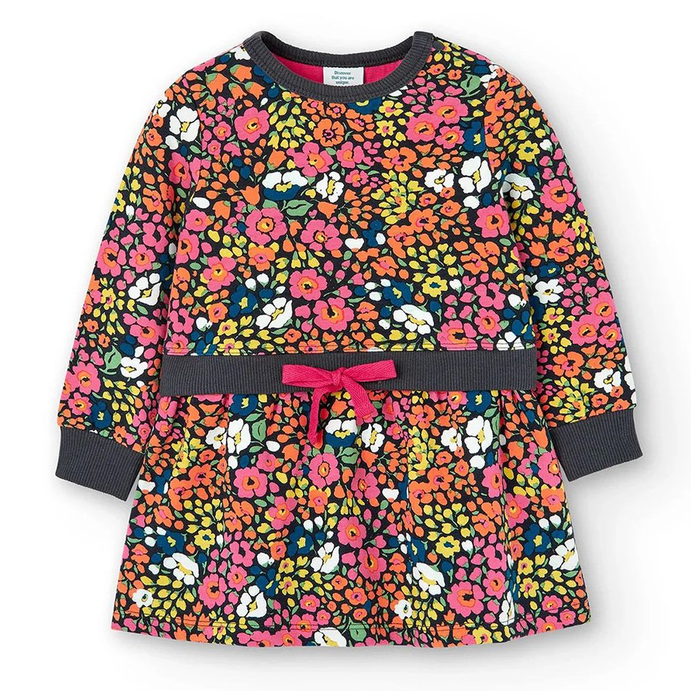 Boboli Vestido de bebe niña 227078 MULTICOLOR CORDONETS