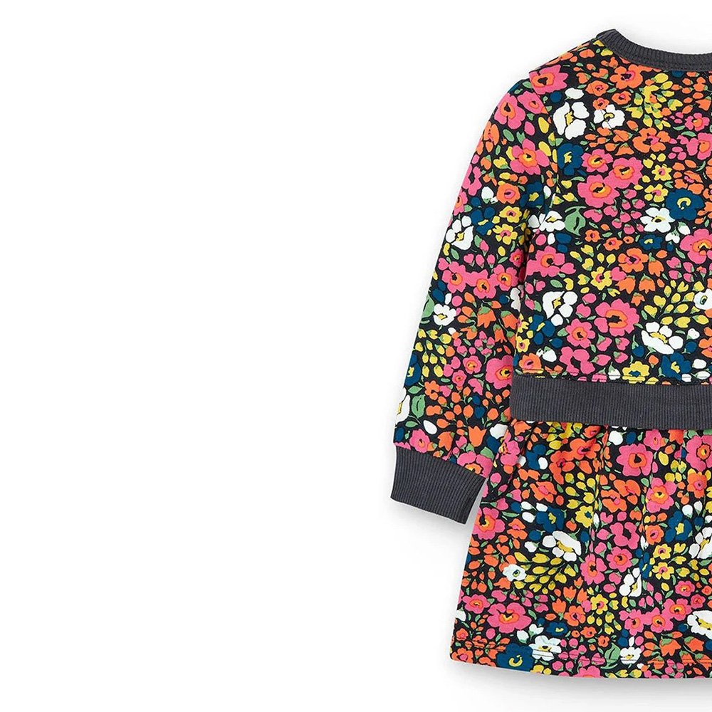 Boboli Vestido de bebe niña 227078 MULTICOLOR CORDONETS - Imagen 5