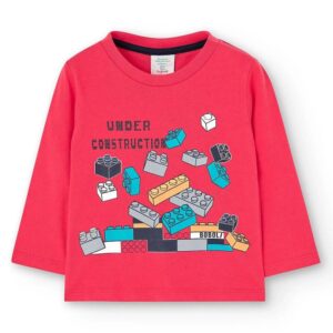 Boboli Camiseta punto básica de niño 307011 3821 ROJO CORDONETS