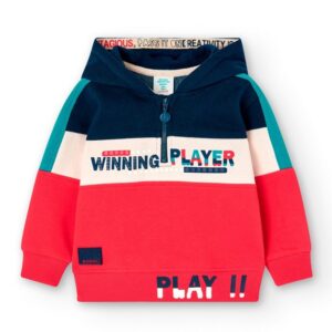 Boboli Sudadera Felpa básica de niño 307033 3821 MULTICOLOR CORDONETS