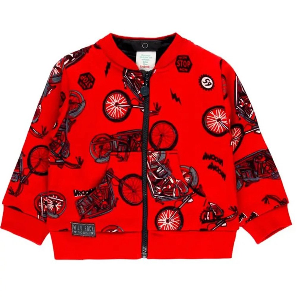 Boboli Sudadera Felpa básica de niño 315111 9962 ROJO CORDONETS