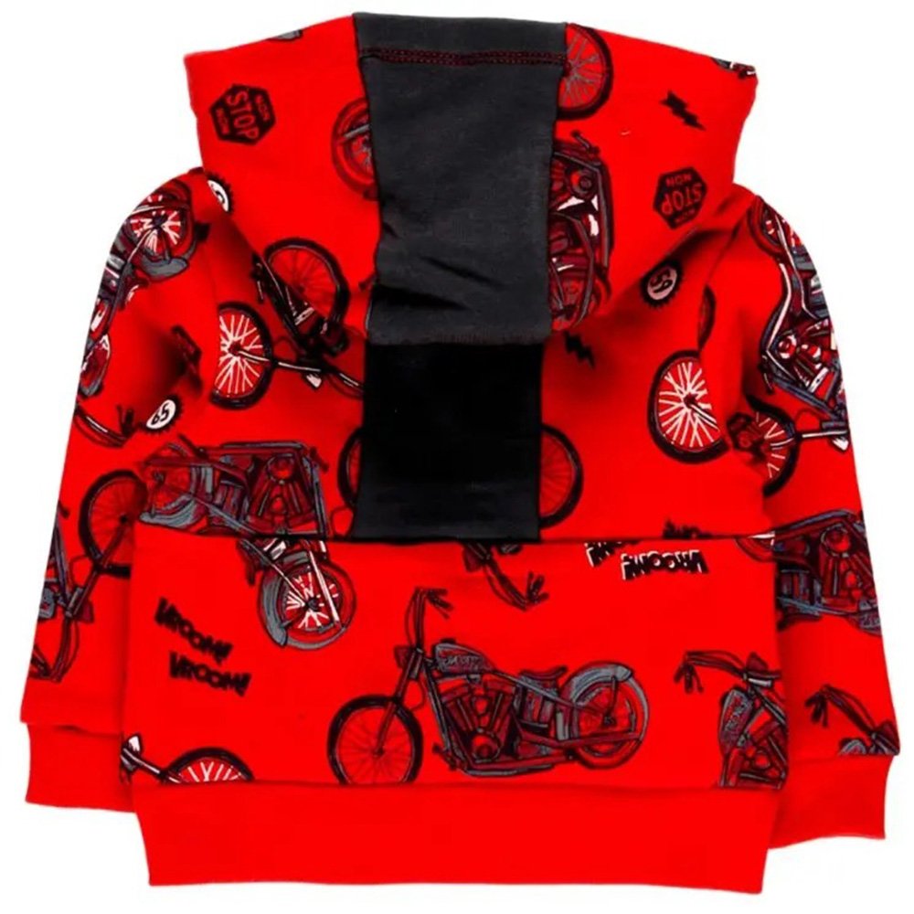 Boboli Sudadera Felpa básica de niño 315111 9962 ROJO CORDONETS - Imagen 4