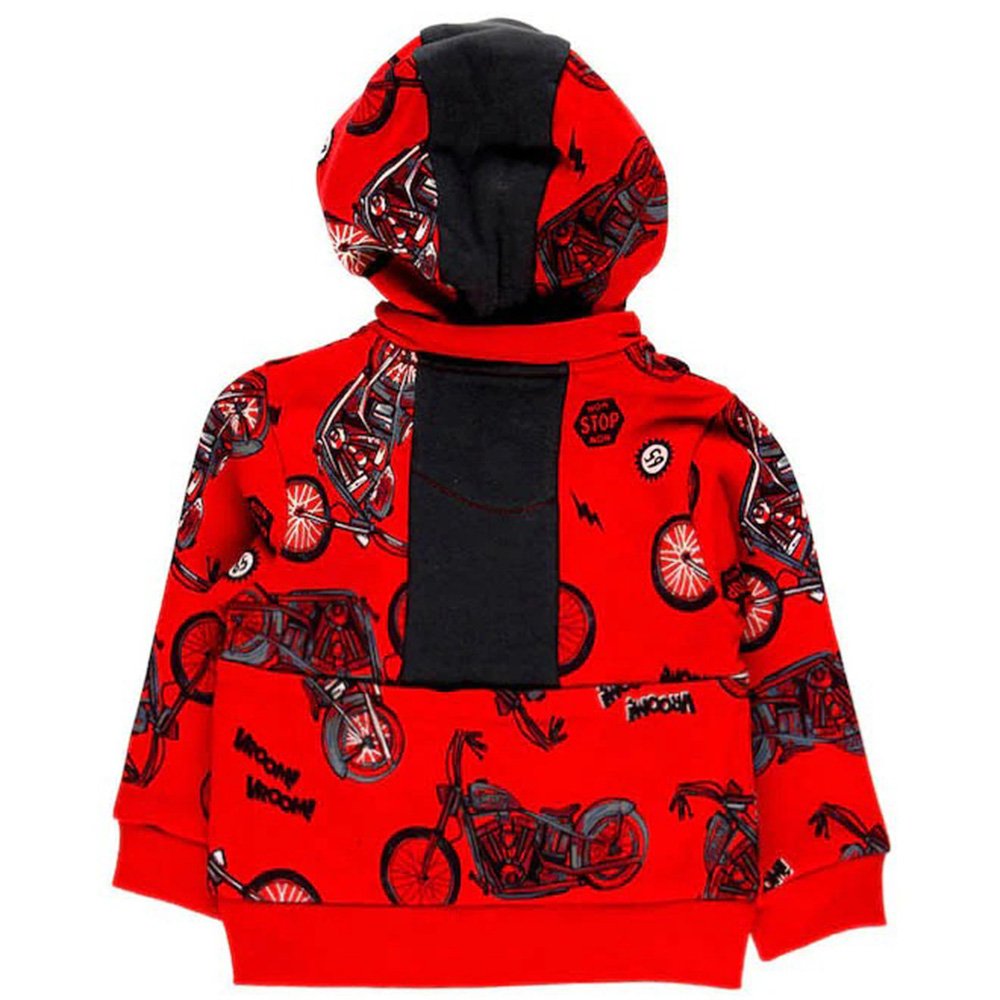 Boboli Sudadera Felpa básica de niño 315111 9962 ROJO CORDONETS - Imagen 6