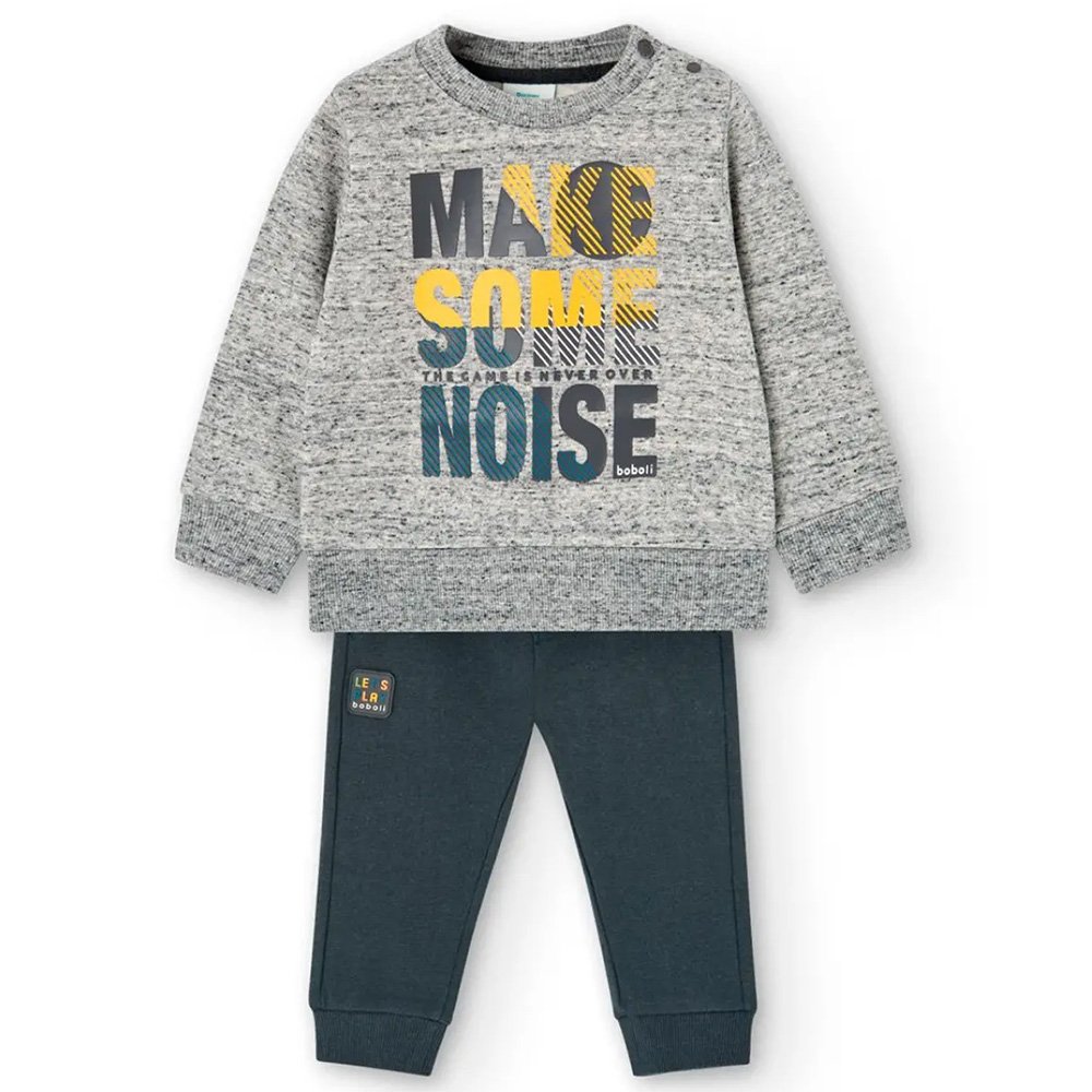 Boboli Conjunto Pack punto de niño 327103 8127 GRIS CORDONETS