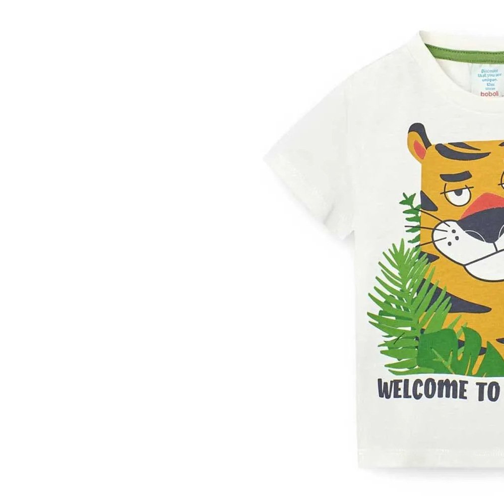 Boboli Camiseta punto básica de niño 328070 1111 BLANCO CORDONETS - Imagen 2