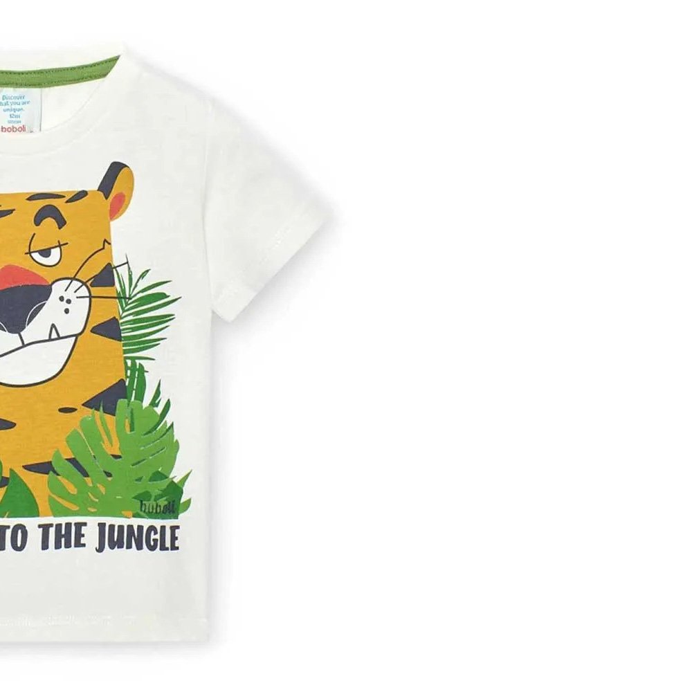 Boboli Camiseta punto básica de niño 328070 1111 BLANCO CORDONETS - Imagen 3