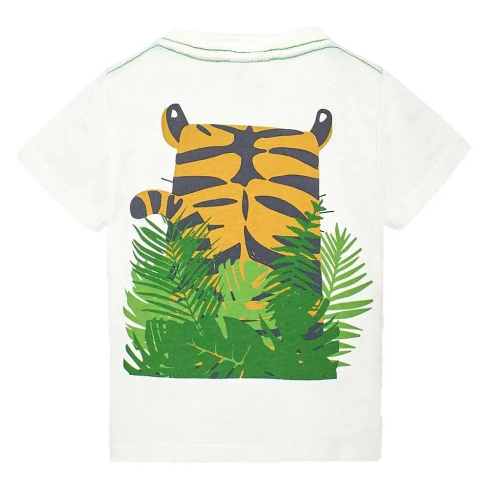 Boboli Camiseta punto básica de niño 328070 1111 BLANCO CORDONETS - Imagen 4