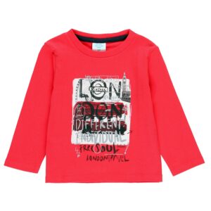 Boboli Camiseta punto básica de niño 343033 3680 ROJO CORDONETS