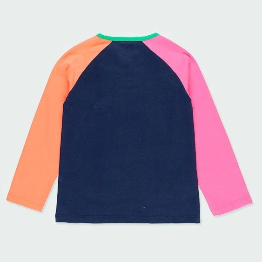 Boboli Camiseta punto básica de niña 403030 2440 MARINO CORDONETS - Imagen 4