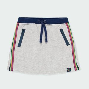 Boboli Falda Felpa Elastica de niña 403041 8034 GRIS CORDONETS