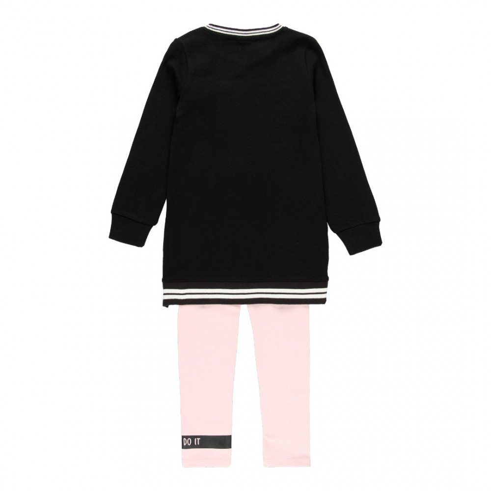 Boboli Conjunto Pack punto de bebé niña 405177 890 NEGRO CORDONETS - Imagen 2