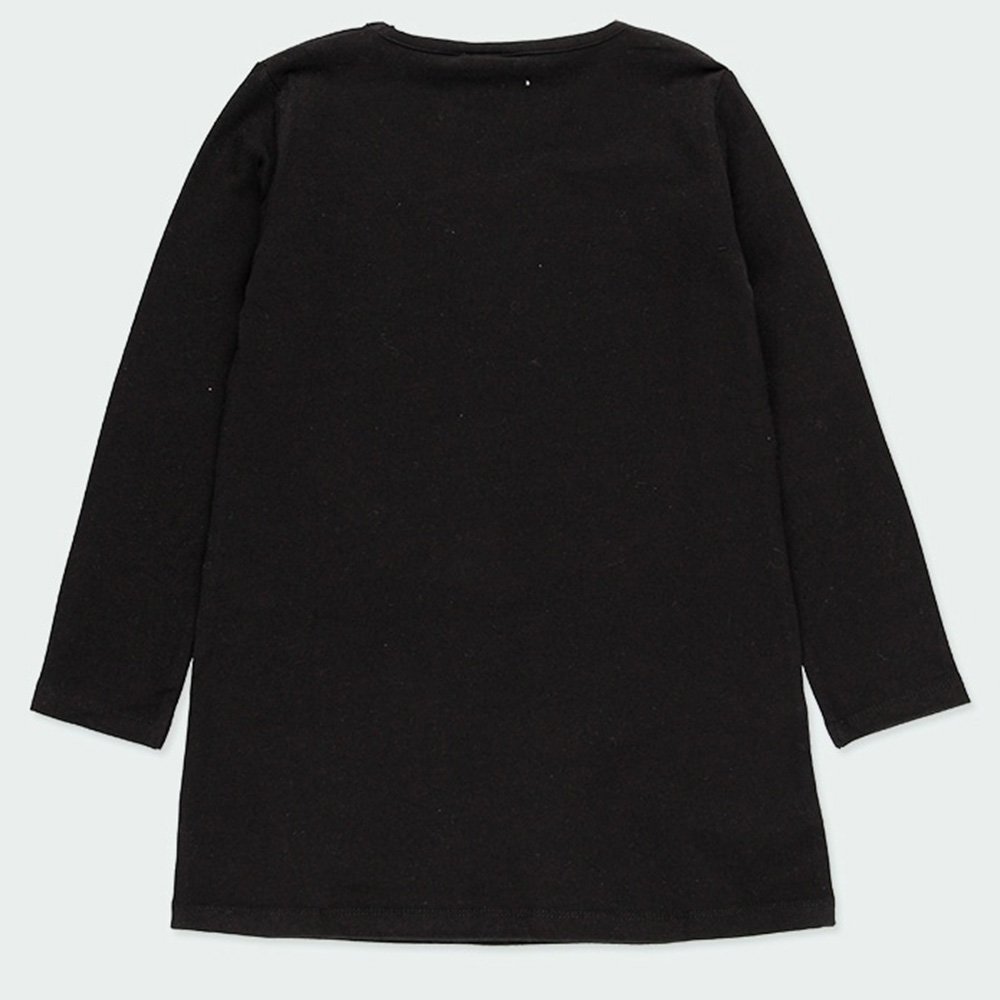 Boboli Vestido de Felpa niña 433246 890 NEGRO CORDONETS - Imagen 4