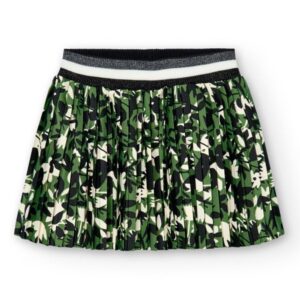 Boboli Falda Punto Plisada Flores de niña 437093 9233 MULTICOLOR CORDONETS