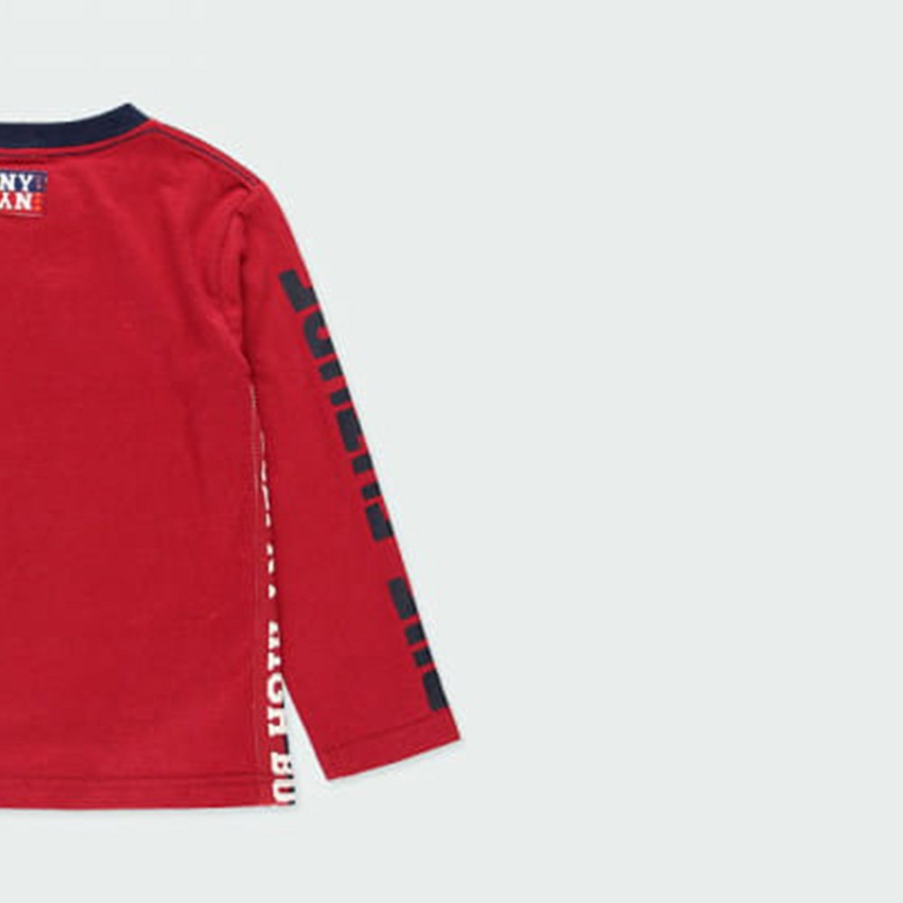 Boboli Camiseta punto básica de niño 503053 3727 BURDEOS CORDONETS - Imagen 6