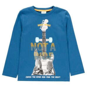 Boboli Camiseta punto básica de niño 505145 2528 AZUL FRANCIA CORDONETS