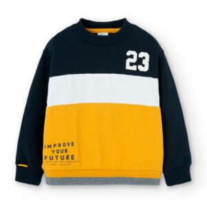 Boboli Sudadera Felpa básica de niño 505279 2440 TRICOLOR CORDONETS