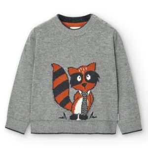 Boboli Jersey Punto básica de niño 717005 8125 GRIS CORDONETS