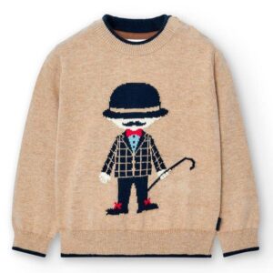 Boboli Jersey Punto básica de niño 717162 7389 CAMEL CORDONETS