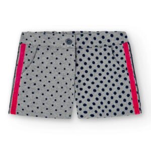 Boboli Short niña 727208 9275 GRIS CORDONETS